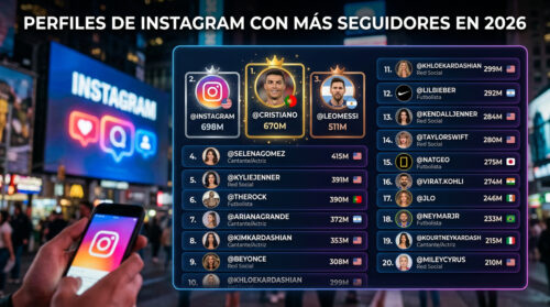 Perfiles con Más Seguidores en 2026