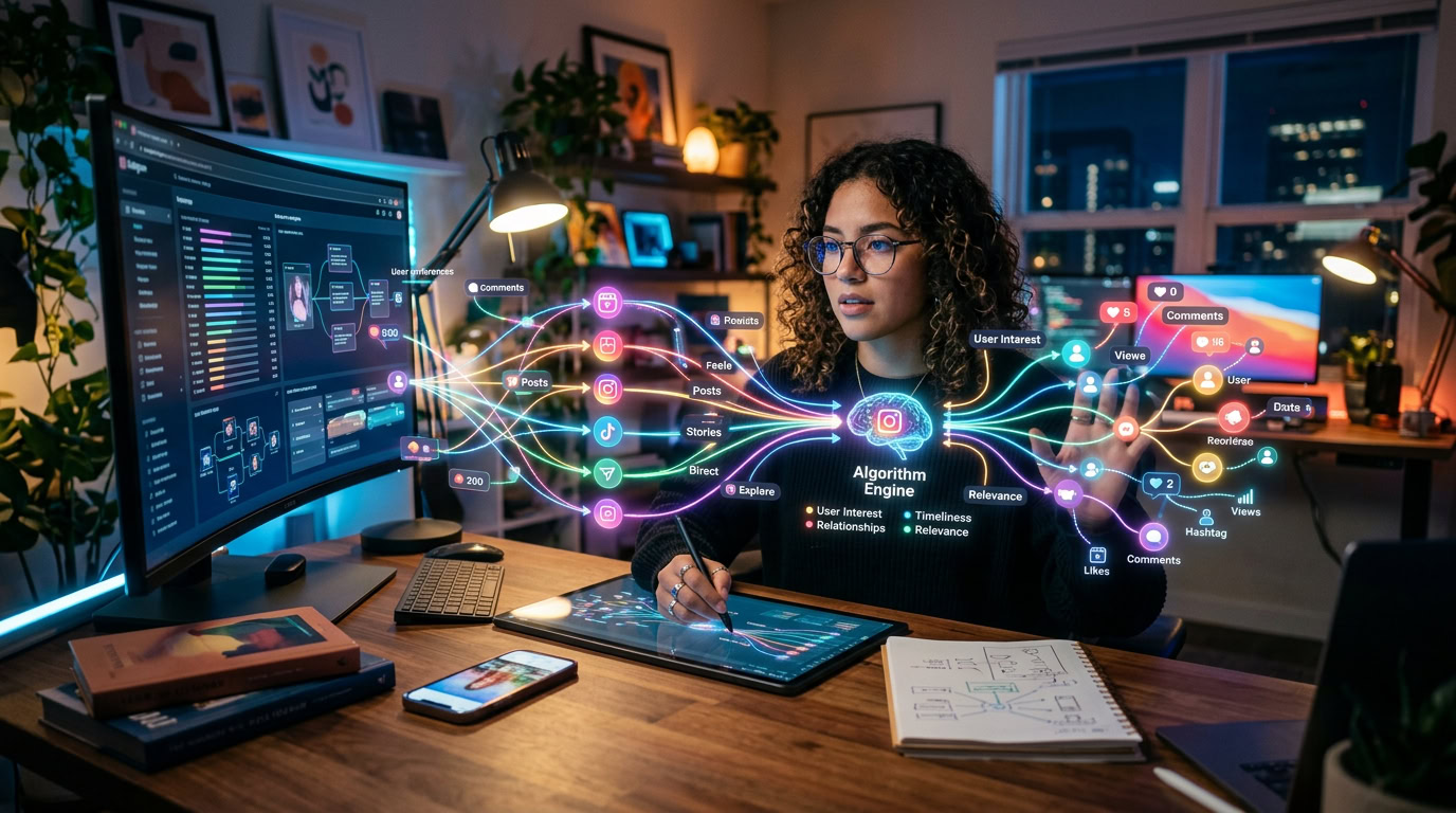 Cómo funciona el algoritmo de Instagram en 2026