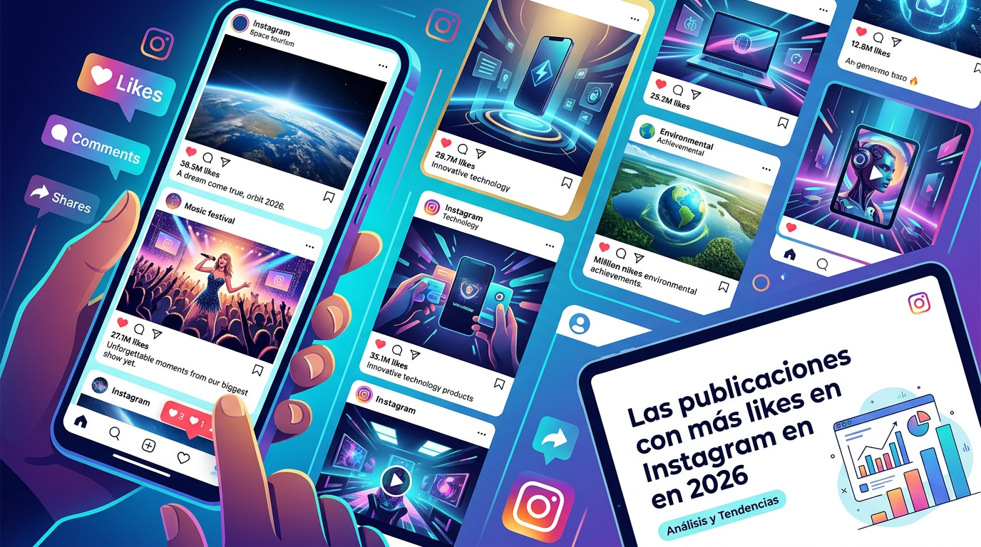 Las publicaciones con más likes en Instagram en 2026