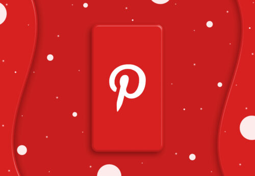 telefono abstracto icono logotipo pinterest pantalla 3d scaled