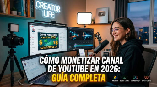 Cómo monetizar canal de Youtube